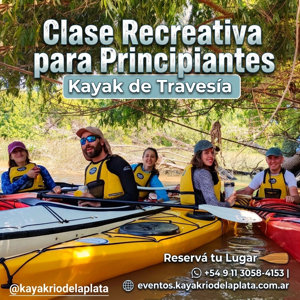 Clase de kayak para principiantes